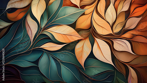 Leaf Background Stock Photo