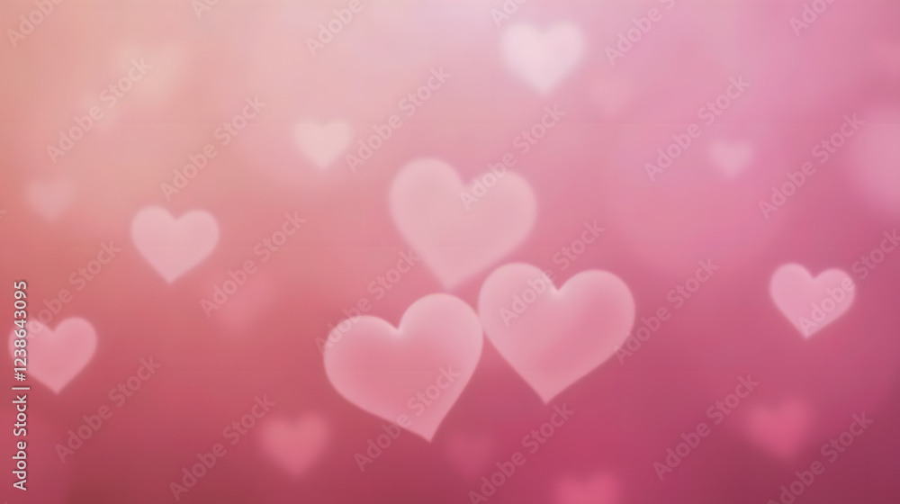 Soft Pink Heart Background with Bokeh Effect for Romantic Themes, Weddings, Love Stories, and Celebrations of Affection and Togetherness Soft Pink Heart Background with Bokeh Effect for Romantic Themes, Weddings, Love Stories, and Celebrations of Affection and Togetherness