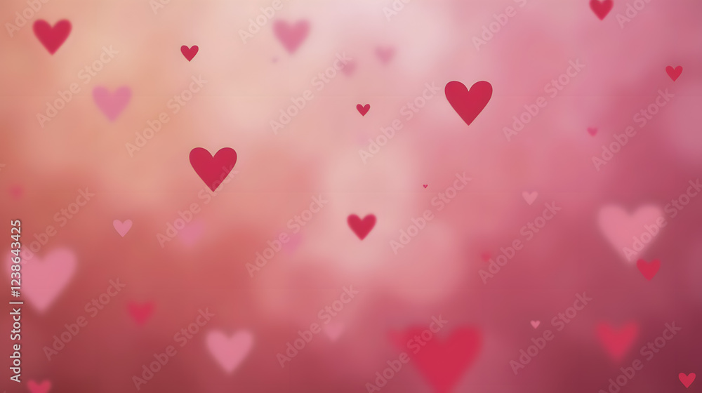 Heart Shapes Floating on a Soft Pink Background Creating a Romantic and Dreamy Atmosphere for Love-themed Projects and Celebrations Heart Shapes Floating on a Soft Pink Background Creating a Romantic and Dreamy Atmosphere for Love-themed Projects and Celebrations