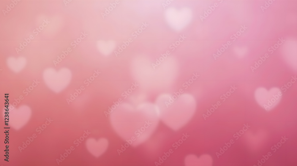 Soft Pink Background with Blurred Hearts for Romantic or Sweet Themes in Design Projects and Marketing Materials Soft Pink Background with Blurred Hearts for Romantic or Sweet Themes in Design Projects and Marketing Materials
