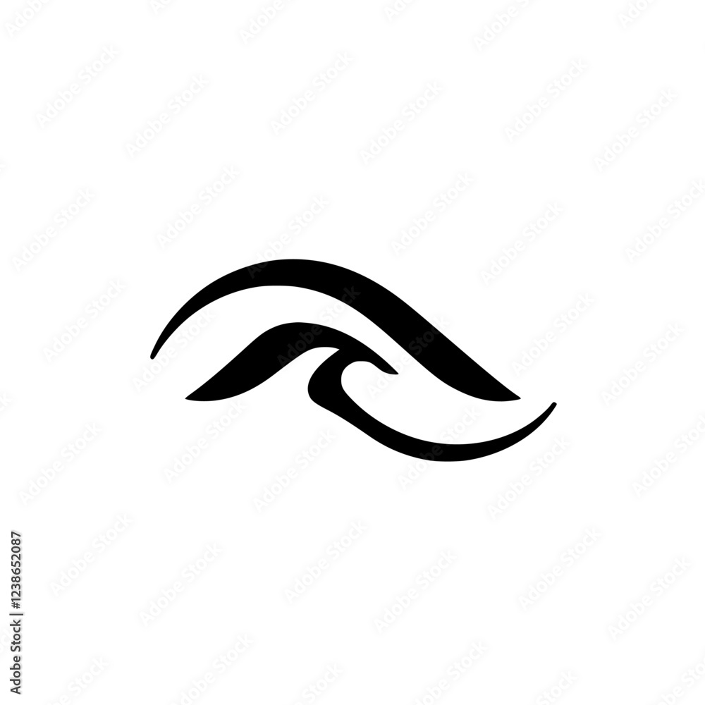 Abstract Wave Design: Vector Ocean Sea Water Symbol Icon Graphic Abstract Wave Design: Vector Ocean Sea Water Symbol Icon Graphic