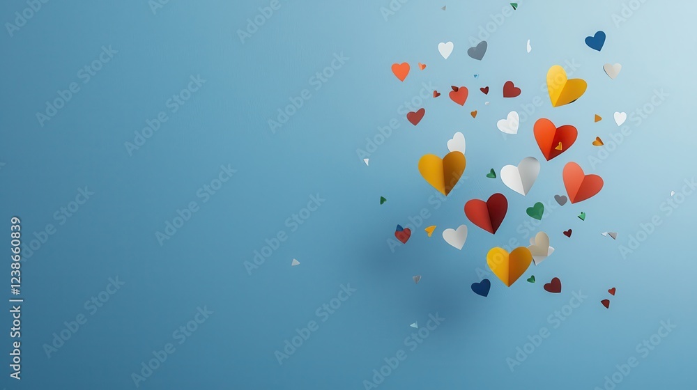 A bunch of colorful balloons floating in a clear blue sky during a sunny day A bunch of colorful balloons floating in a clear blue sky during a sunny day