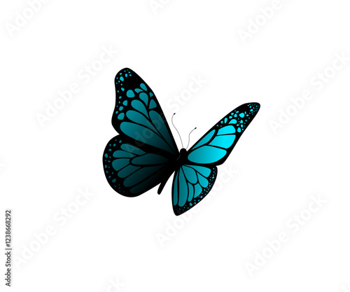 Schmetterling, bunt - Vektor