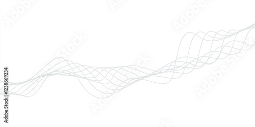 You're describing a **vector-based design** with **curved, seamless wave patterns** in **blue tones**. This design includes elements like a **digital frequency track equalizer** and a **futuristic bac