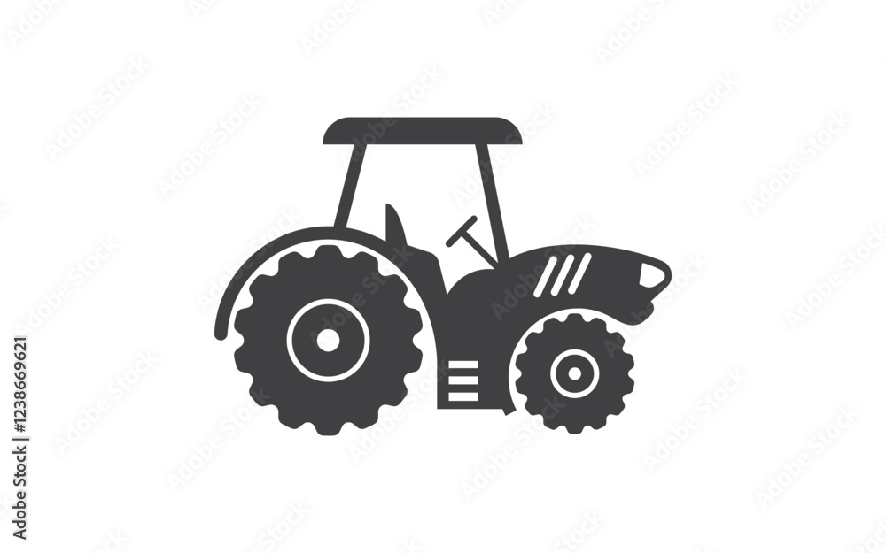 Tractor Vector icon design illustration Template Tractor Vector icon design illustration Template