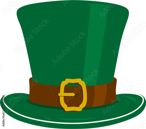 st patrick hat. leprechaun hat. St. Patrick day symbol vector illustration