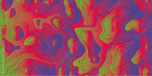 You're envisioning an **abstract multicolored painting background** with a **stylish, textured wave pattern**. The design would feature **purple, green, pink, and yellow tones**, creating a **vibrant,