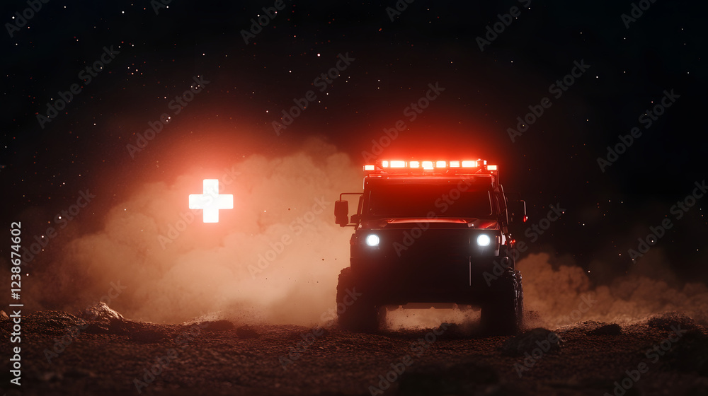 Rescue vehicles in action, equipped with emergency lights and rescue equipment, showcasing their readiness for life-saving missions.
Rescue vehicles in action, equipped with emergency lights and rescue equipment, showcasing their readiness for life-saving missions.