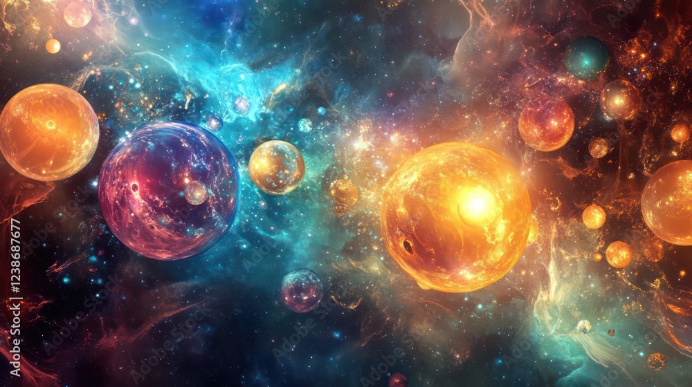 custom made wallpaper toronto digitalFuturistic glowing shapes in deep red and gold, arranged against a textured black carbon fiber background.