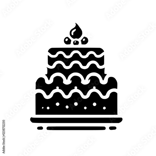 A delightful two-layered cake, perfect for birthdays, anniversaries, or any special occasion.  Enjoy the sweetness and deliciousness of this decadent treat!