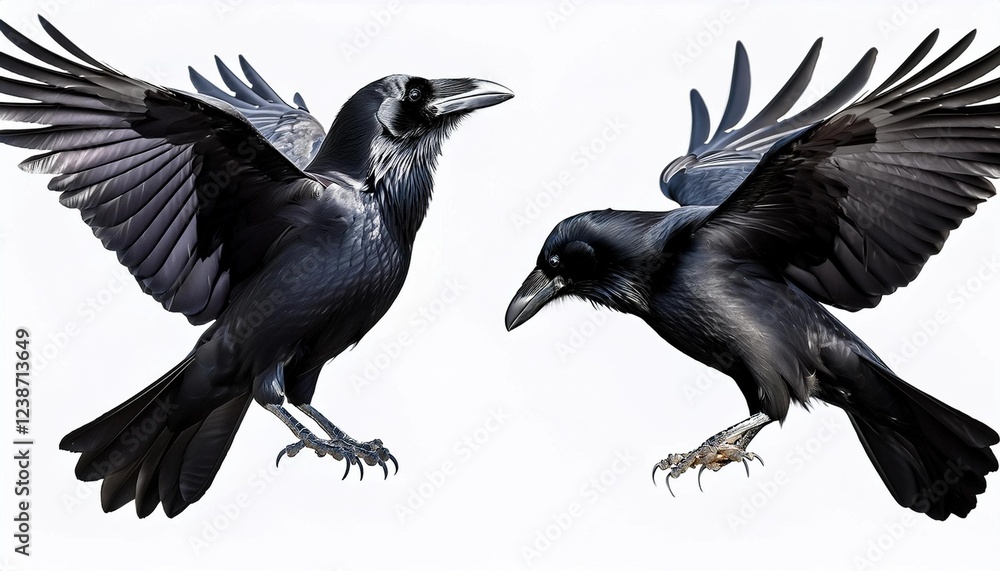 Obraz premium winged blackbird