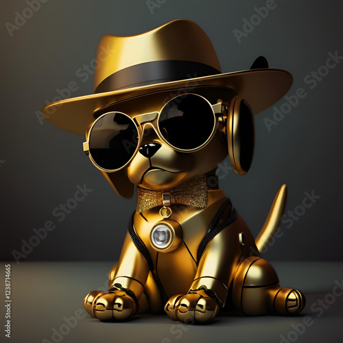 3d adventurer with a dog