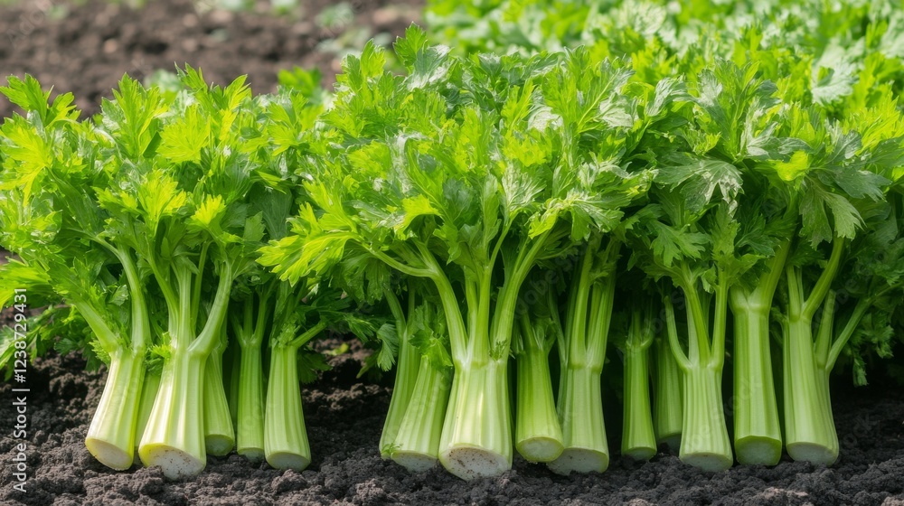 Obraz premium beautiful celery plant