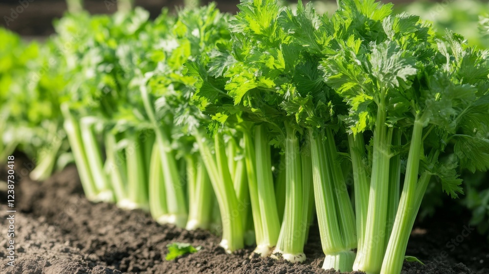 Obraz premium beautiful celery plant
