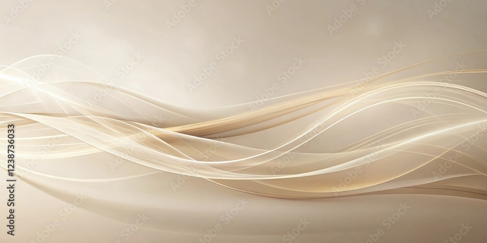 Elegant Beige and Gold Abstract Wave Background Design Elegant Beige and Gold Abstract Wave Background Design