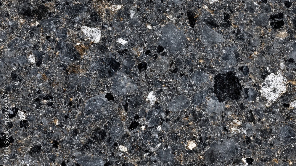 Dark Stone Aggregate Texture With Gray And White Chunks For Natural Surface Design Materials Dark Stone Aggregate Texture With Gray And White Chunks For Natural Surface Design Materials
