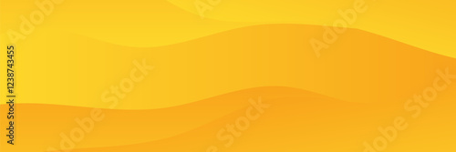 Abstract yellow wavy background. Vector EPS 10