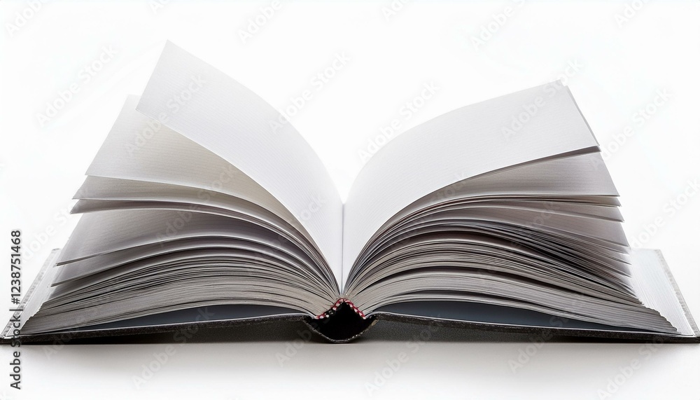 open blank notebook isolated on white background open blank notebook isolated on white background