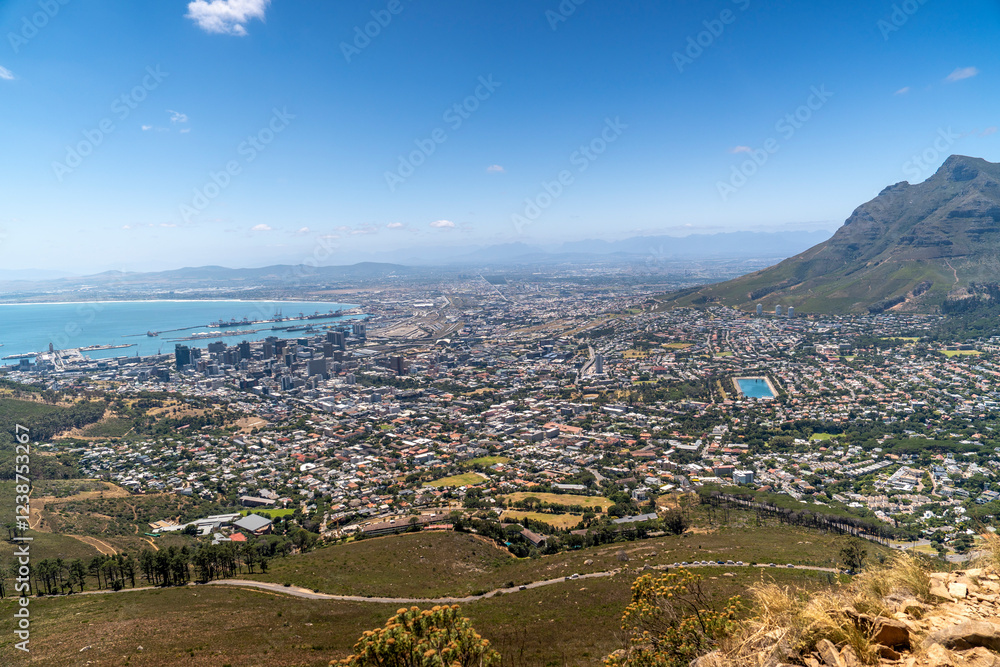 Cape Town from above: where the ocean meets the city Cape Town from above: where the ocean meets the city