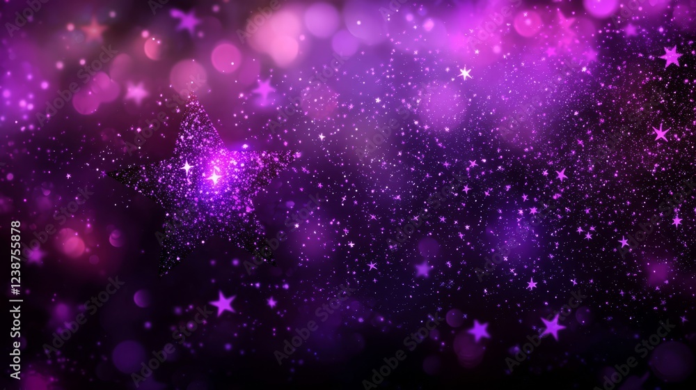 Beautifully crafted background featuring a dazzling array of purple stars. Beautifully crafted background featuring a dazzling array of purple stars.