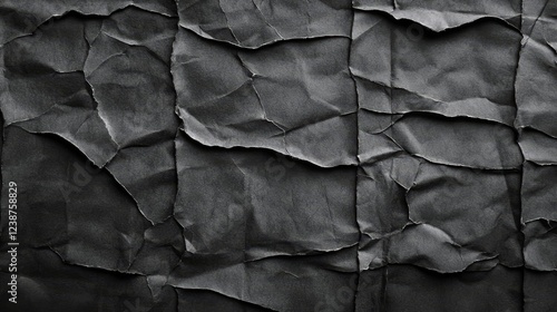 Wallpaper Mural Crumpled Black and Grey Paper Backgrounds for Textured Designs Torontodigital.ca