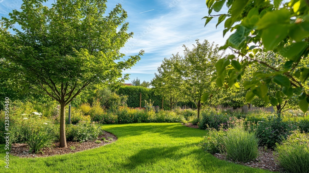 Outside, lush, green trees with vivid leaves are thriving. Outside, lush, green trees with vivid leaves are thriving.
