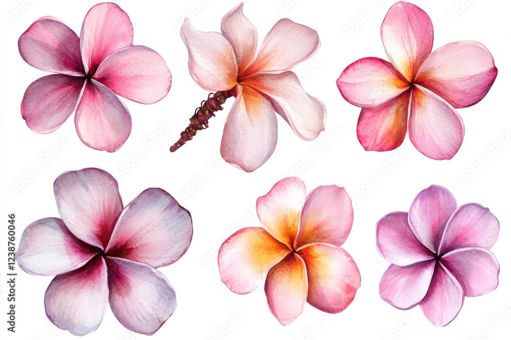 custom made wallpaper toronto digitalA bouquet of pink flowers on a white background