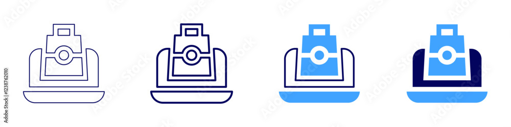 Online deals icon in 4 different styles. Thin Line, Line, Bold, and Bold Line. Duotone style. Editable stroke Online deals icon in 4 different styles. Thin Line, Line, Bold, and Bold Line. Duotone style. Editable stroke