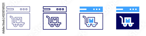 Trusted reviews icon in 4 different styles. Thin Line, Line, Bold, and Bold Line. Duotone style. Editable stroke