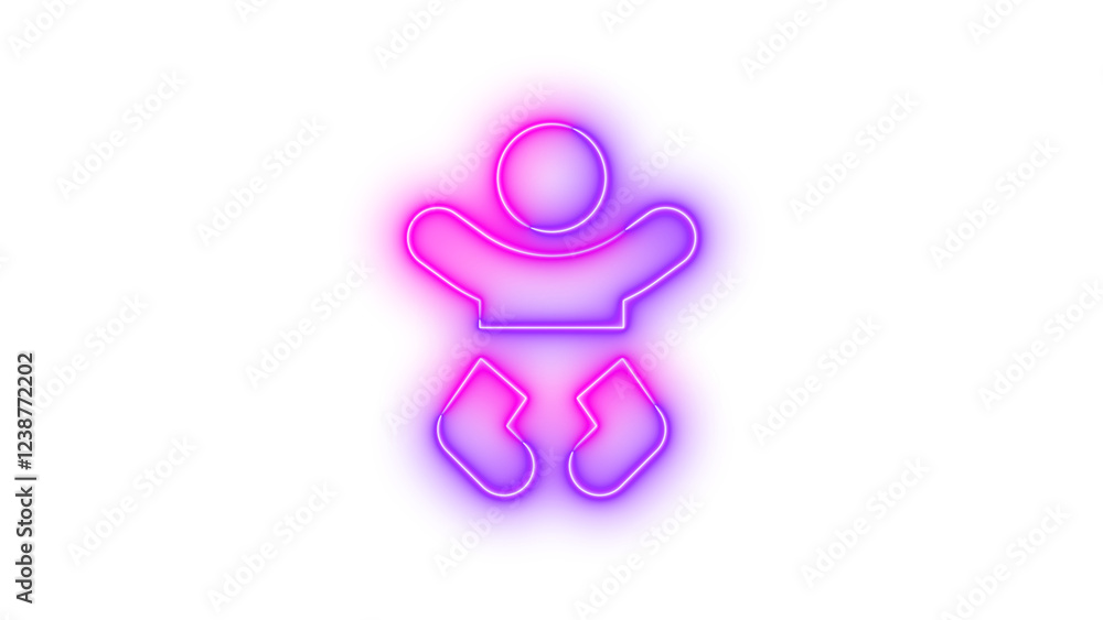 Neo x icon pink purple color glowing with transparent background Neo x icon pink purple color glowing with transparent background