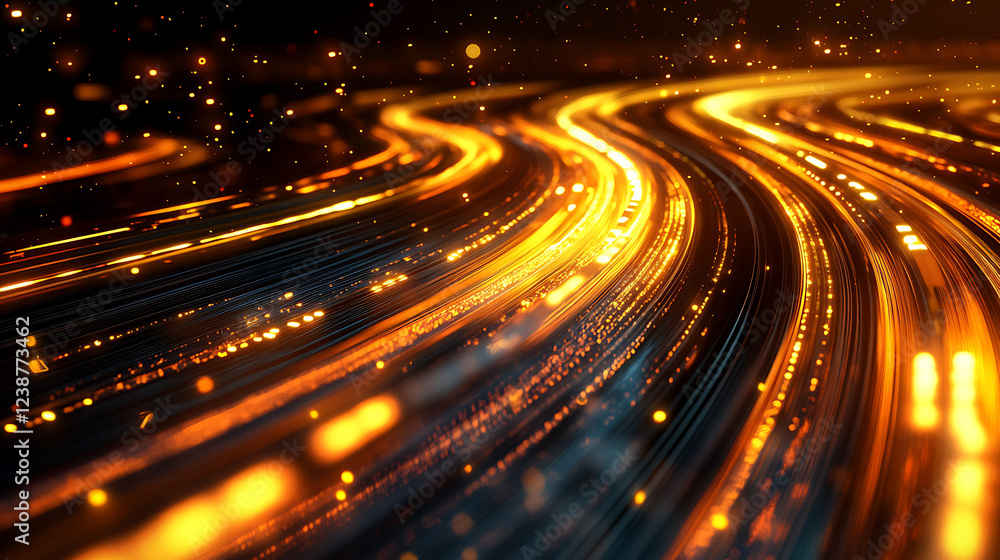 A vibrant display of flowing lights in warm hues, resembling dynamic movement and energy, set against a dark backdrop. A vibrant display of flowing lights in warm hues, resembling dynamic movement and energy, set against a dark backdrop.