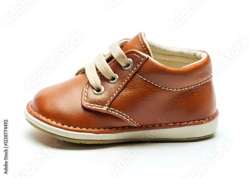 Wallpaper Mural leather shoe isolated on a white background Torontodigital.ca