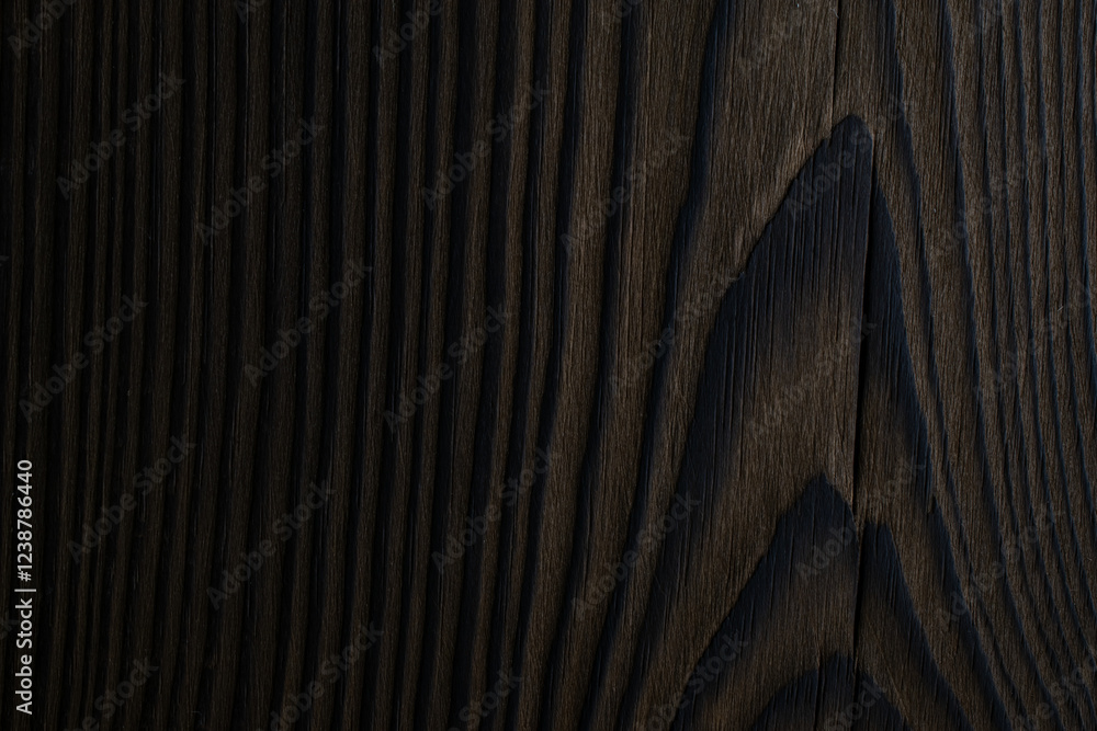 Fototapeta premium old brown pine wood, burnt board