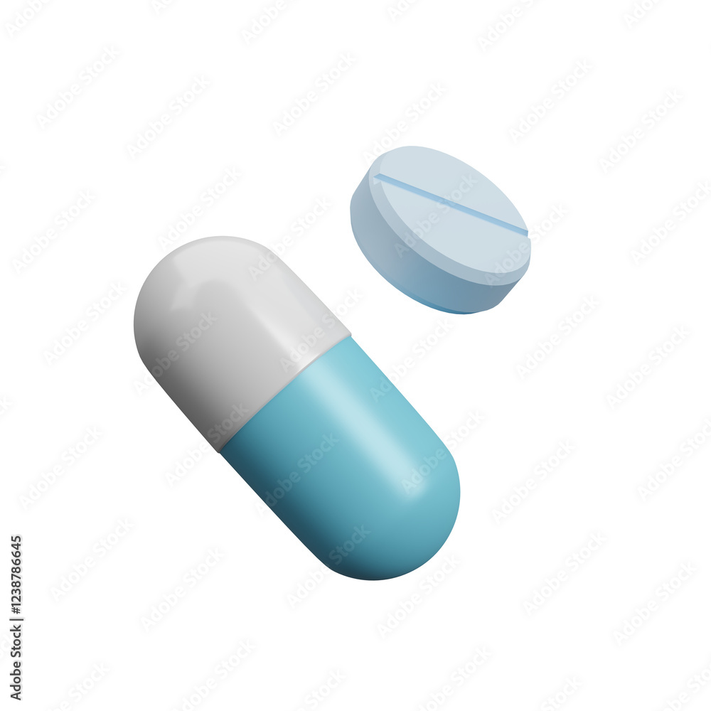 Medical pills and capsules icon isolated on transparent background. medicament and pharmaceutical symbol. Medicine cure. Medical design element. Healthcare Concept. 3d rendering illustration Medical pills and capsules icon isolated on transparent background. medicament and pharmaceutical symbol. Medicine cure. Medical design element. Healthcare Concept. 3d rendering illustration