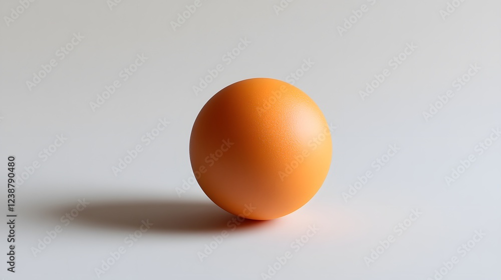 87. A smooth and round orange handball, with slight texturing, placed on a white surface 87. A smooth and round orange handball, with slight texturing, placed on a white surface