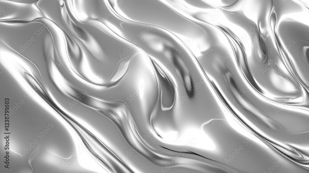 Obraz premium Abstract Liquid Metal Texture Background