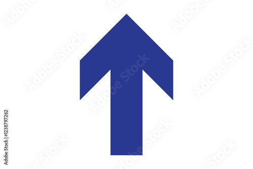 Black arrow pointing right on white background.