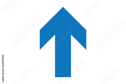 Black arrow pointing right on white background.