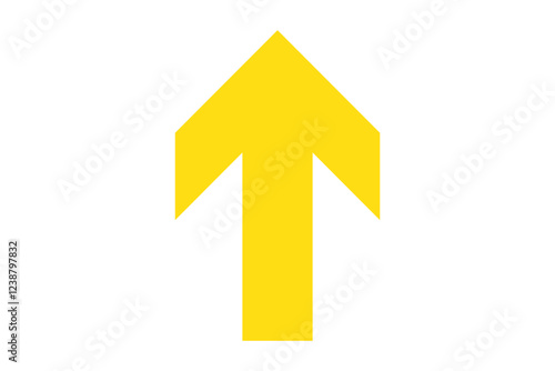 Black arrow pointing right on white background.