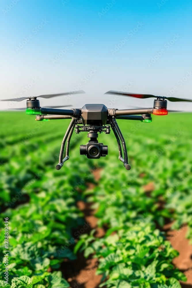 A modern farm adopting AI for sustainable production. A modern farm adopting AI for sustainable production.