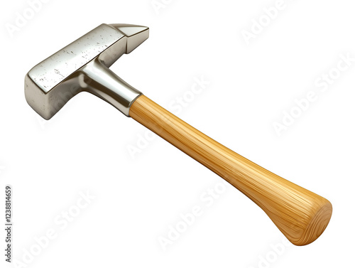 Claw hammer with wooden handle, sturdy and durable tool for DIY projects  photo