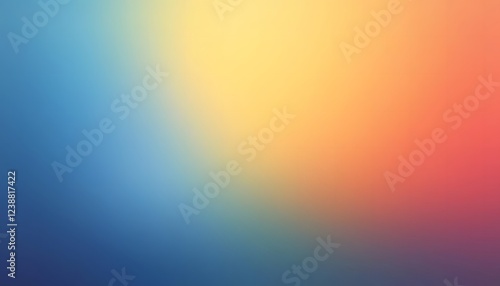 Abstract Colorful Gradient Background: A Serene Blend of Hues