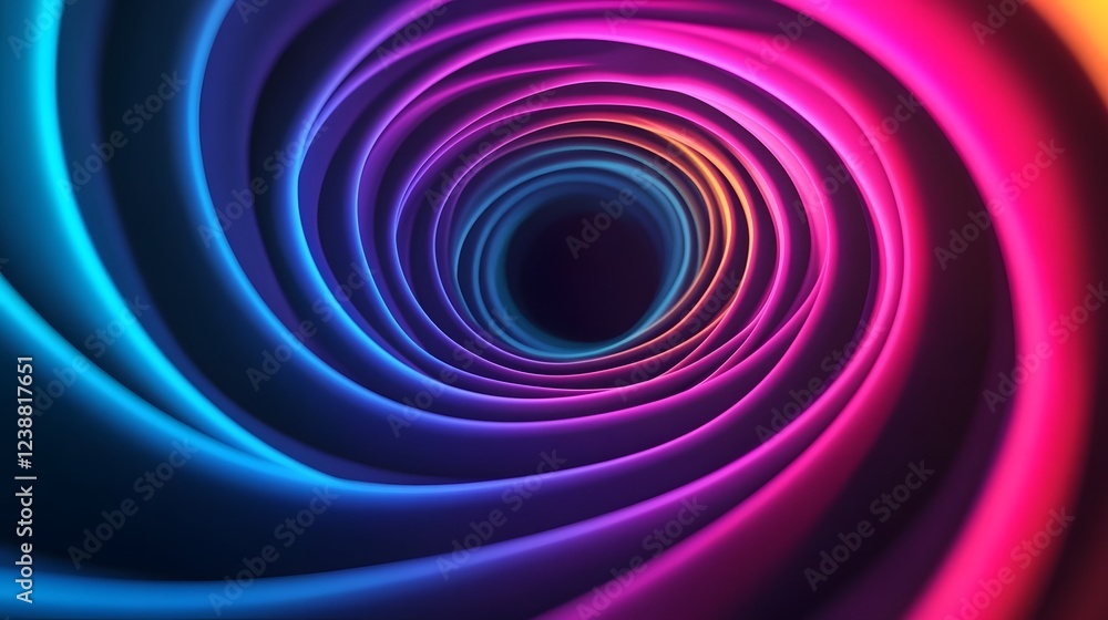 Mesmerizing 3D Abstract Fractal Patterns in Glowing Neon Colors Spiraling into Infinity Mesmerizing 3D Abstract Fractal Patterns in Glowing Neon Colors Spiraling into Infinity