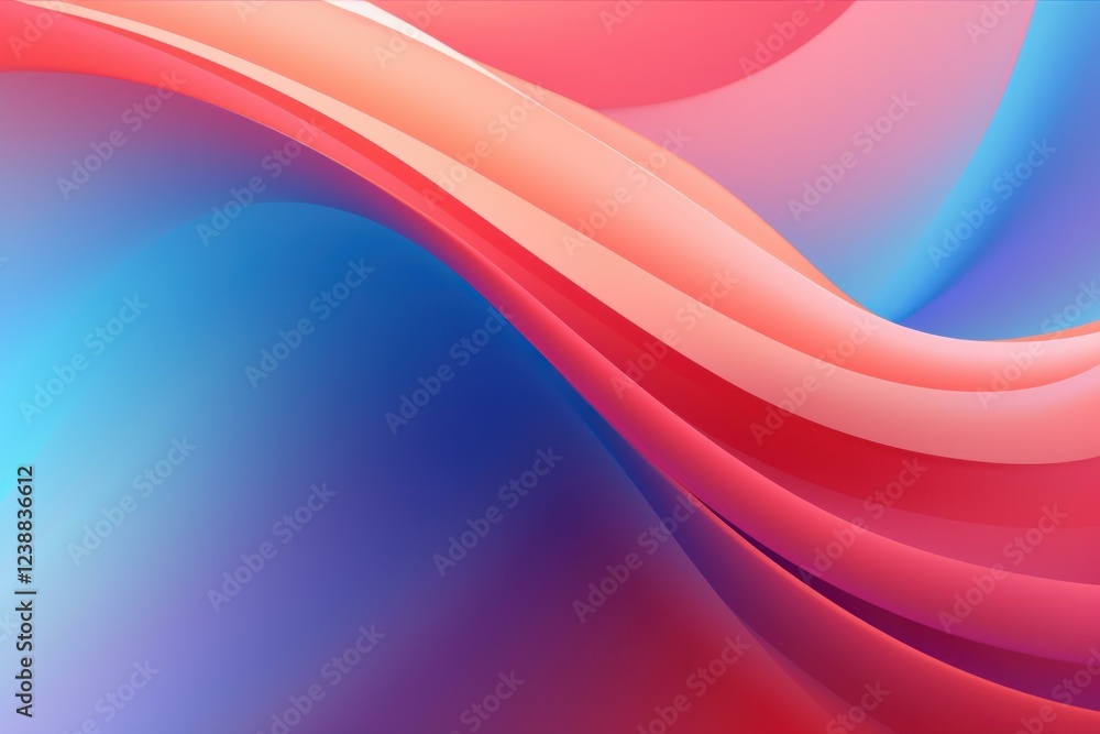 Smooth and vibrant gradient waves create a dynamic and colorful abstract background Smooth and vibrant gradient waves create a dynamic and colorful abstract background