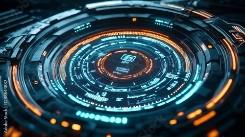 Wallpaper Mural Future technology interface Torontodigital.ca