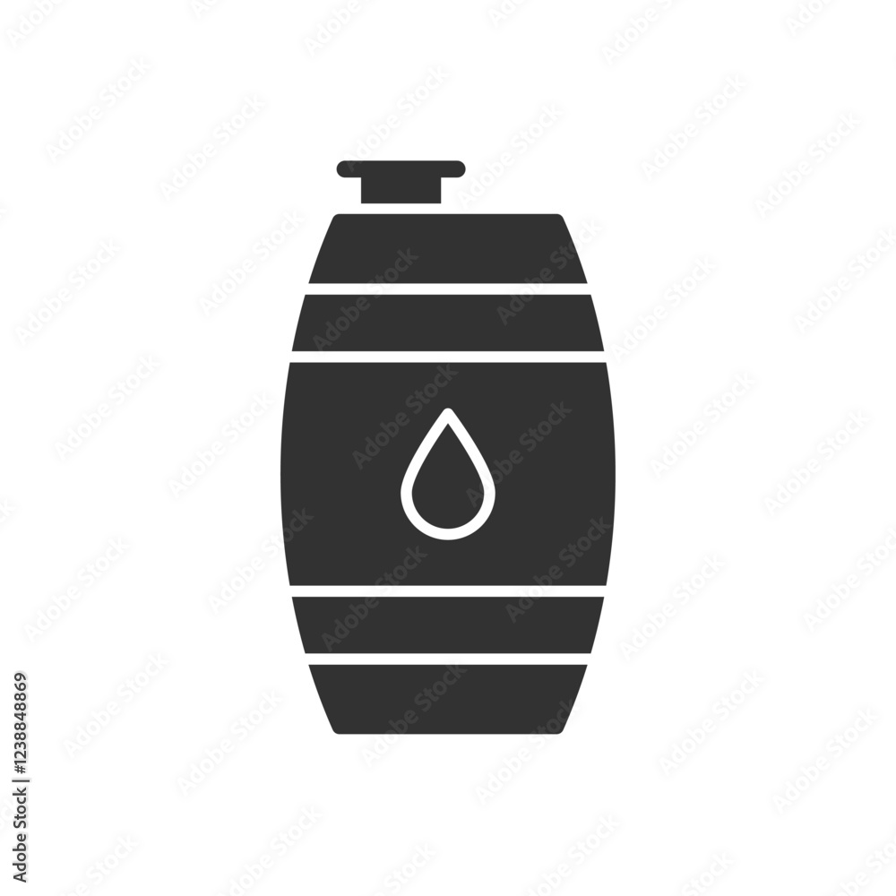 Fototapeta premium Oil Drum Icon - Barrel Icon