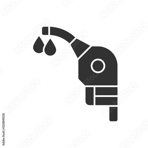 Petrol Pump Icon - Fuel Nozzle Icon