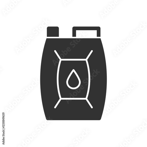 Oil Gallon Icon Sign Symbol