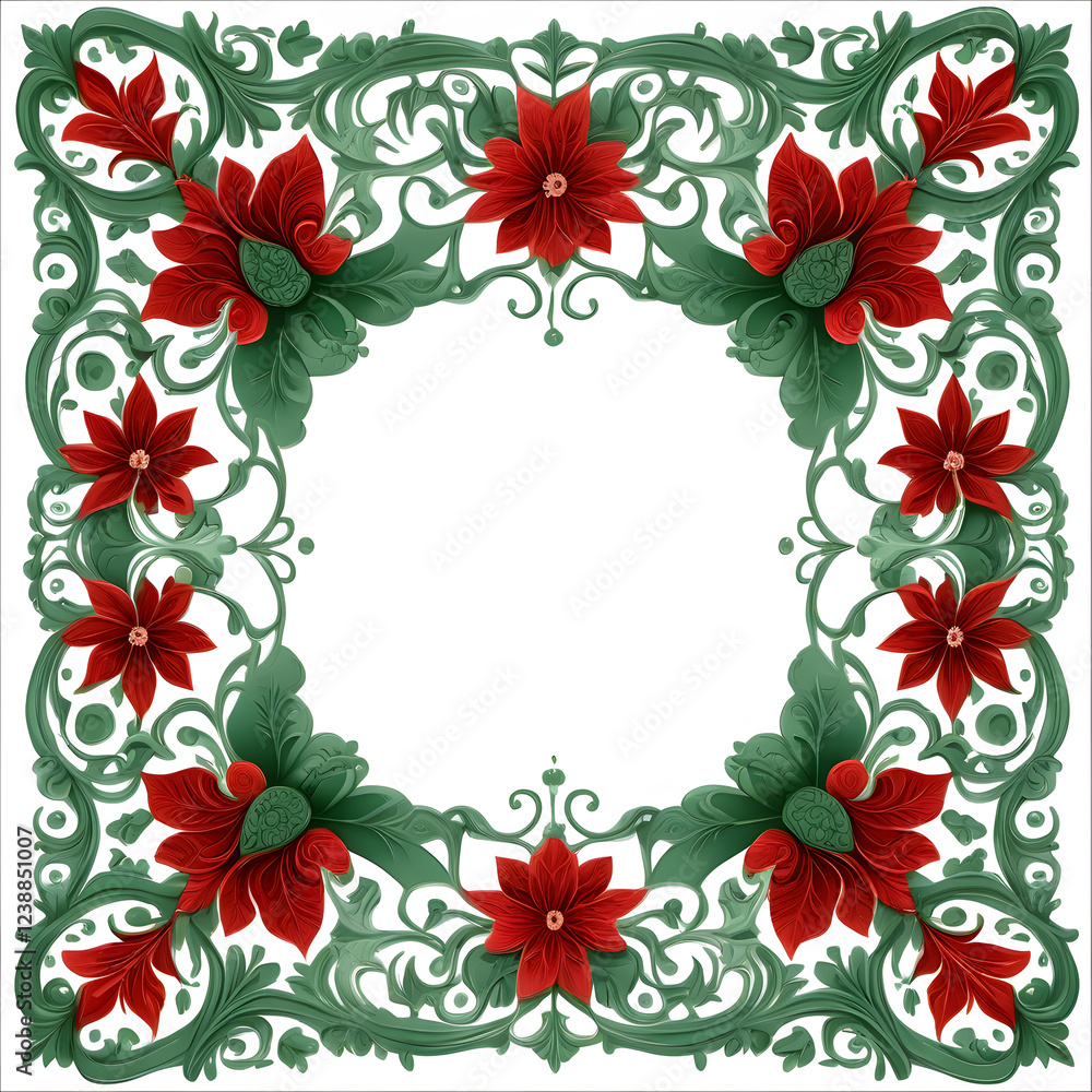 Obraz premium Square Frame with colorful background