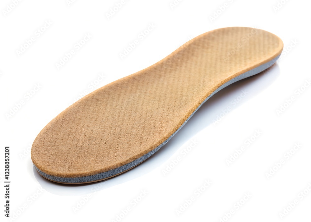 shoe insole isolated on a white background shoe insole isolated on a white background